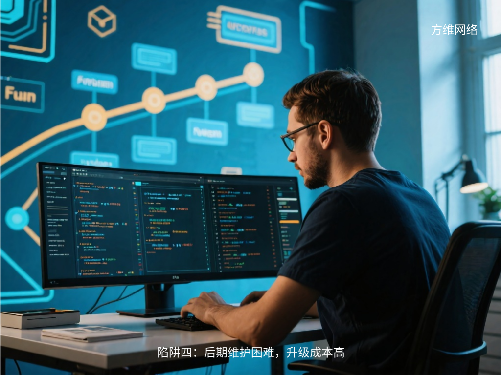陷阱四：后期維護困難，升級成本高