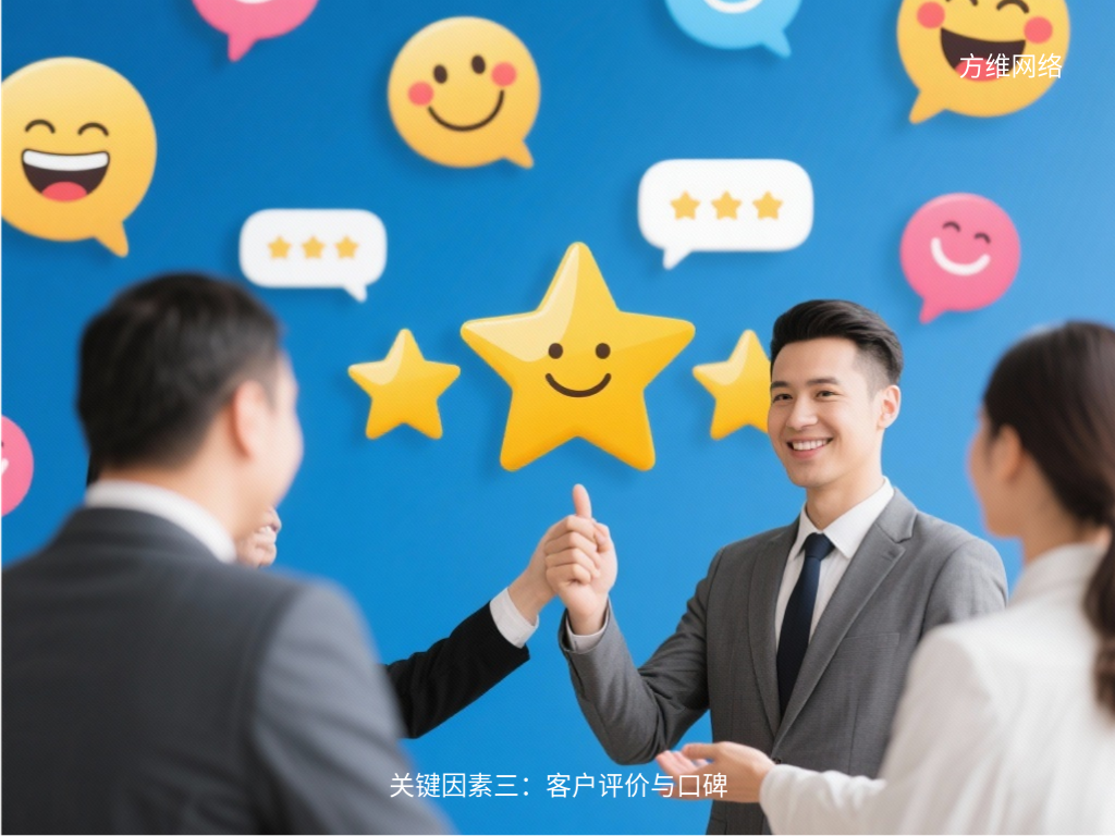 關(guān)鍵因素三：客戶評價與口碑