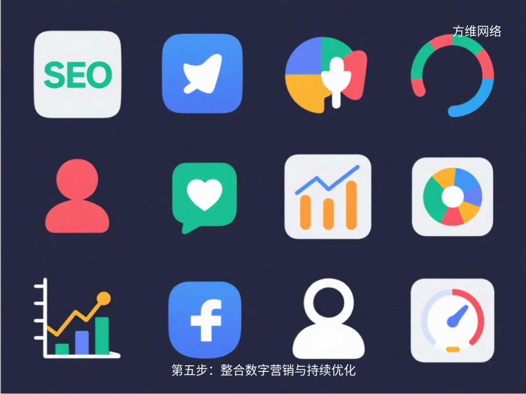 第五步：整合數(shù)字營銷與持續(xù)優(yōu)化